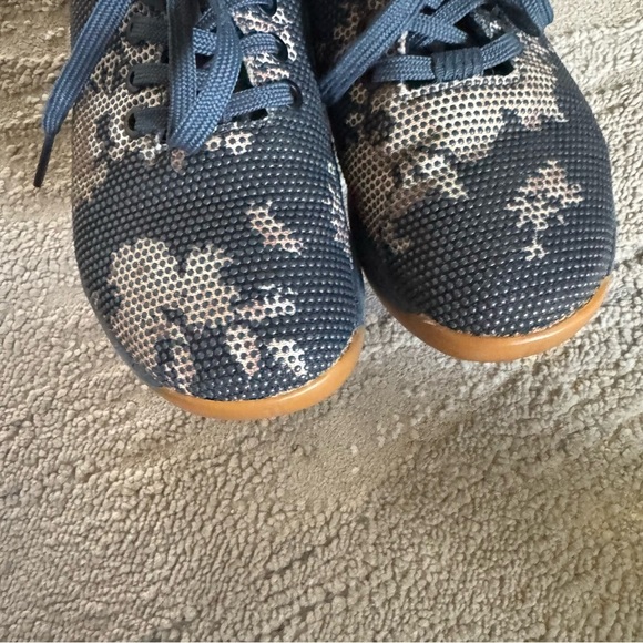 NOBULL Court Trainer Sneakers shoes Superfabric Blue floral CrossFit woman’s 6 - Picture 10 of 10